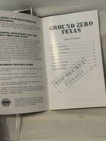 Ground Zero Texas (1993) Sega CD in Original Case *DISC 2 ONLY*