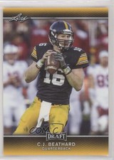 2017 Leaf Draft Gold CJ Beathard #08 yf0