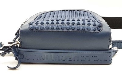Christian Louboutin Loubifunk Blue Leather Backpack Aa0325sxzsa | eBay