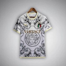 Italy Versace White special Football Shirt 20...