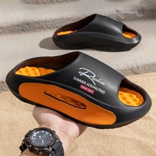 Men's Massage Slides Sandals Indoor Outdoor Beach Casual Shoes Soft Flip Flops