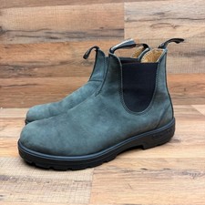 Blundstone 587 Chelsea Boots Size Men 8.5 | WO’s 11 Leather Line In Rustic Black