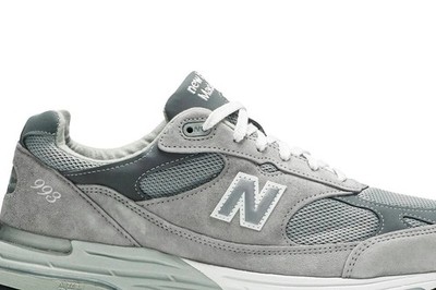 MR993GL] New Balance Men's Sneaker MADE in USA 993 Core Grey/White