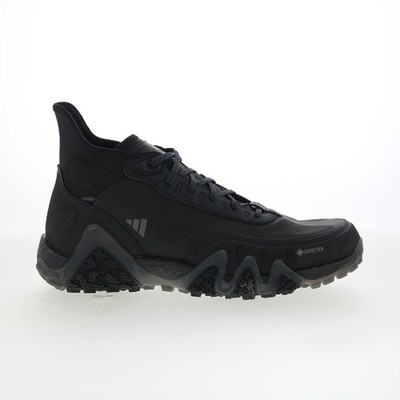 Adidas Adicross GTX GW2119 Mens Black Synthetic Lace Up Athletic Golf Shoes