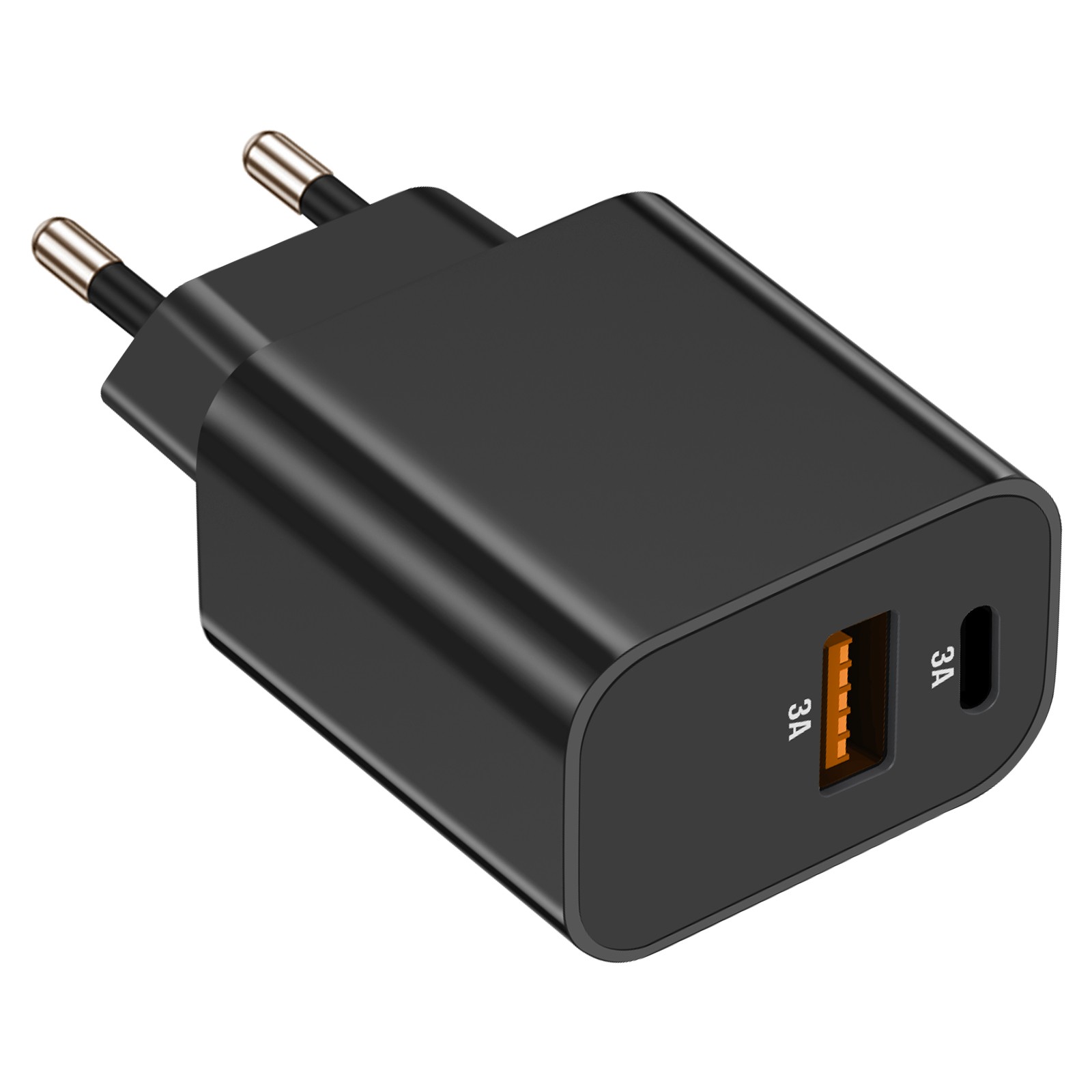 Prise USB-C Akashi 15W avec design compact et double sortie - 2