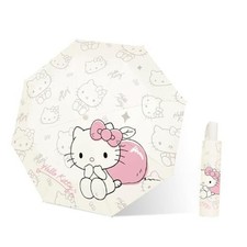 PARTY BUZZ Automatic Windproof Travel Umbrella, Waterproof UV Protection Pink