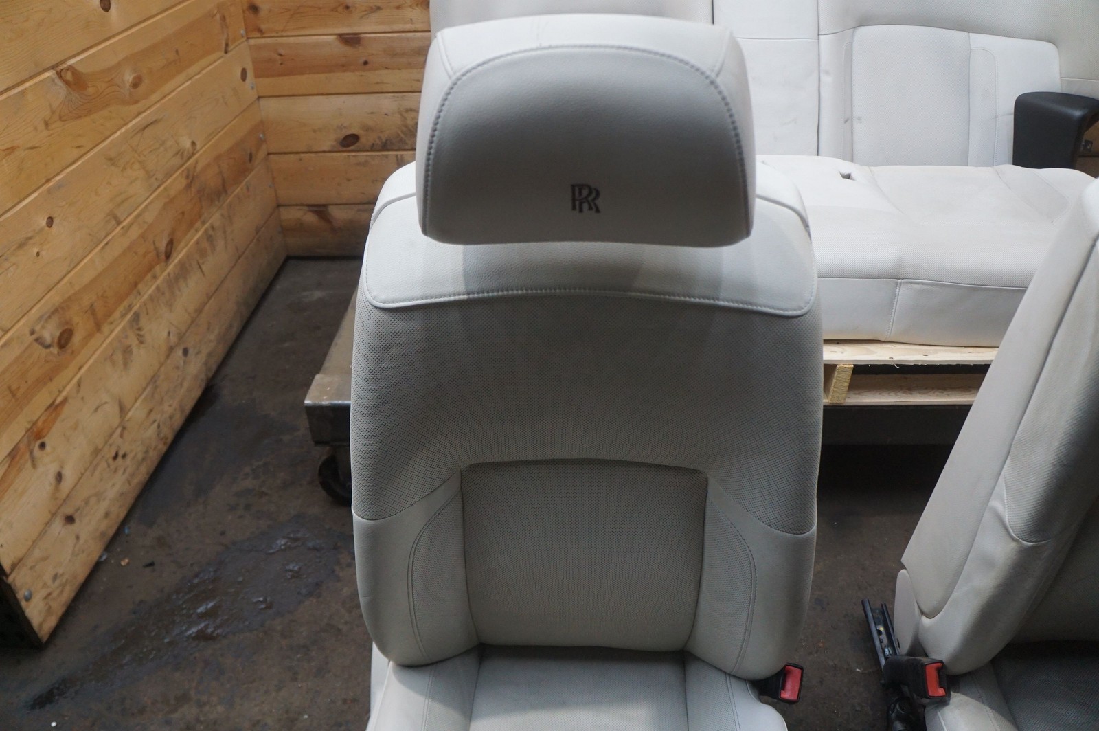 Set Front Rear Left Right Leather Seat Rolls Royce Ghost Series I 2011 *Note*