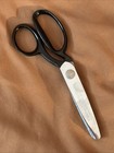 Vintage Clauss Pinking Zig Zag Cut Shears  Heavy Duty Scissors Chrome Plated — photo 3