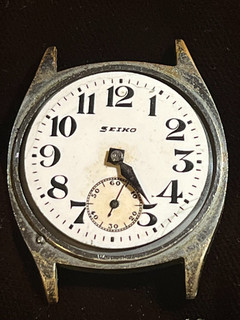 Vintage 1930s Seiko Seikosha Wristwatch for parts or repair.