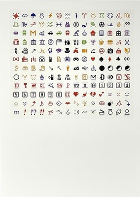 MOMA Museum Of Modern Art Postcard By Shigetaka Kurita - Emojis, 1998