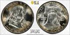 1958 Franklin Half Dollar PCGS MS64 Toned