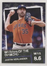 2020 Topps Warriors of the Diamond Blue Justin Verlander #WOD-26 1u6