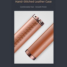 Mountain Bicycle Handlebar Grips with Bilateral Lock and Retro Leather Cover