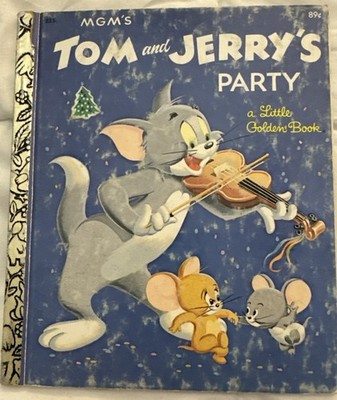 Little Golden Book Tom And Jerry s Party 