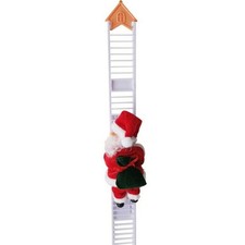 Christmas Tree Hanging Decoration Santa Claus Electric Climb Ladder with Music