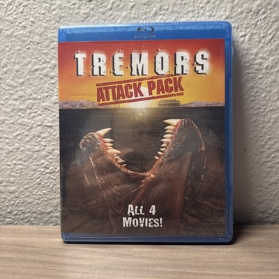Tremors: Attack Pack 4 Movies Blu-ray Kevin Bacon Fred Ward 90s Sci-fi Horror