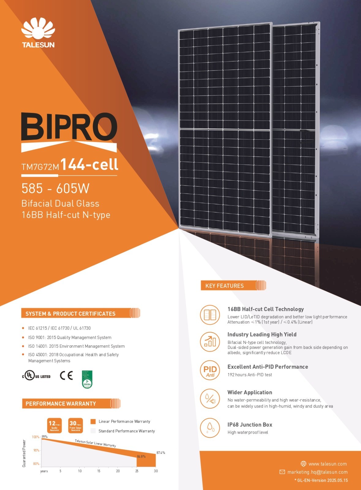 Talesun 590W New Solar Panel | Local Pickup | Lancaster CA 93535