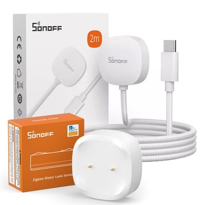 SONOFF SNZB-05P Zigbee Smart Wasserlecksensor Küche Wasserlecksucher App Alarm