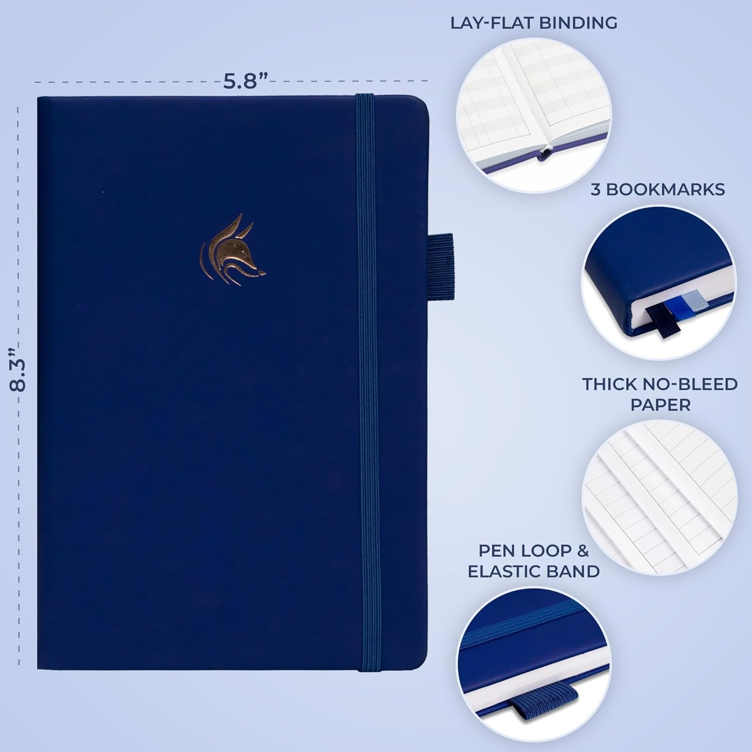 Clever Fox Dated Planner Premium 2026 – Weekly Agenda for Planning & Time Mana