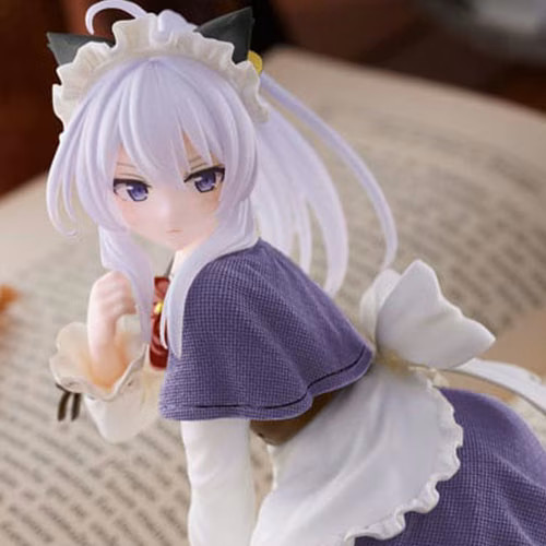 Figurine Elaina Wandering Witch de collection en PVC sculpté avec socle auto