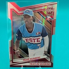 2022 Panini Elite Extra Ed - Fraylin Severino #195 Prime No#'s Die-Cut 66/85