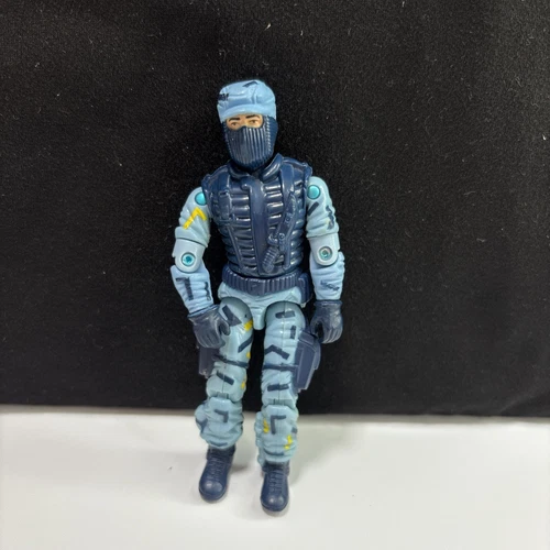 Vintage GIJoe Shockwave v1 SWAT 1988 Hasbro Action Figure Loose