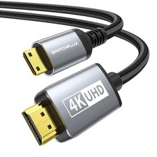 Mini HDMI to HDMI Cable 6FT 4K 60Hz High Speed HDMI 2.0 Cord