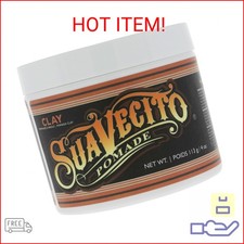 Suavecito Pomade Firme Clay 4 oz, 1 Pack - Strong Hold For Men - Low Shine Matte