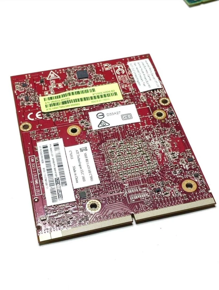 iMac FirePro S7100X 8GB MXM Video Card for iMac 11,1 / 11,3 27" A1312 lot of 3 - Image 2 of 2