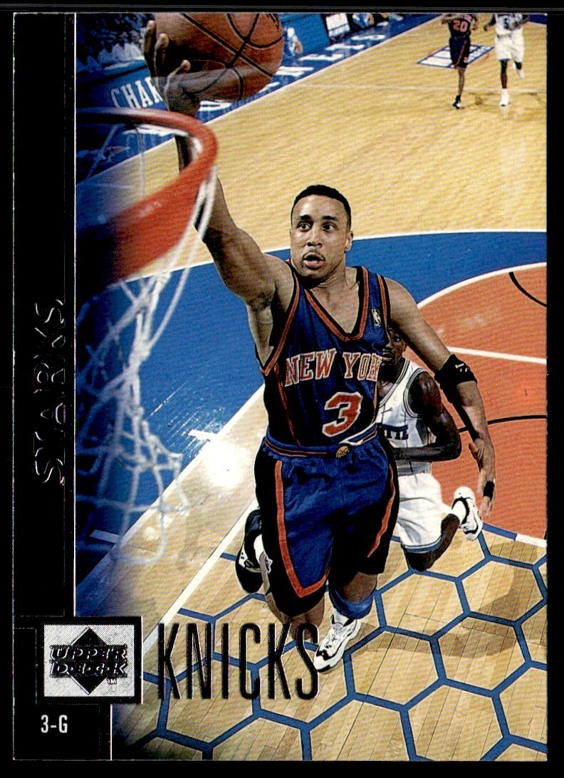 1997-98 Upper Deck John Starks New York Knicks #86