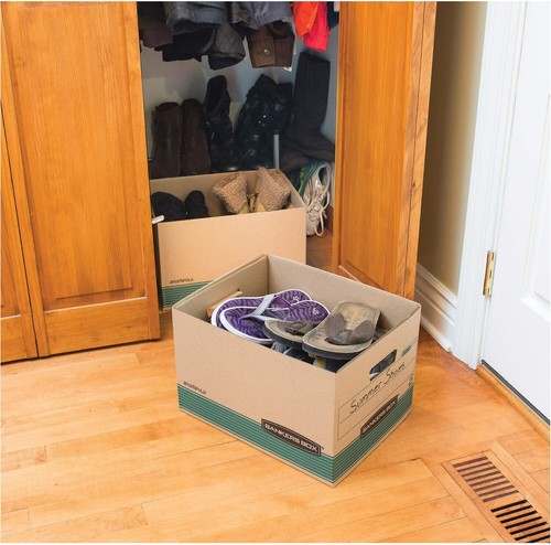 20 Pack STOR/FILE Medium-Duty 100% Recycled File Storage Boxes, FastFold