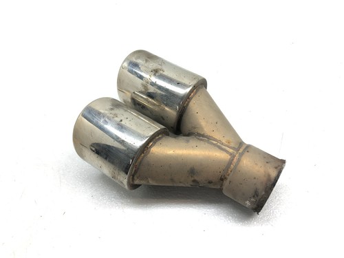 2012-2018 BMW 650i F06 RIGHT PASS REAR EXHAUST MUFFLER TIP CUT- AFTERMARKET. - Picture 5 of 7