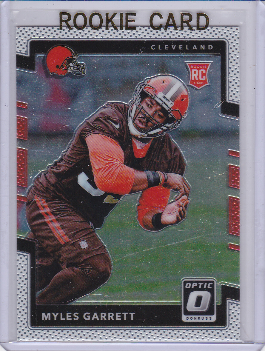 MYLES GARRETT Texas A&M Aggies ROOKIE CARD 2017 Donruss Optic CLEVELAND  BROWNS
