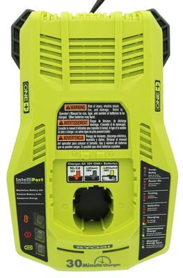 Ryobi P117 One+ 18 Volt Dual Chemistry IntelliPort Lithium Ion and NiCad Batt...