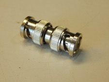  5 BNC STRAIGHT MALE TO MALE RF CONNECTOR ADAPTER- YOU GET 5 PIECES