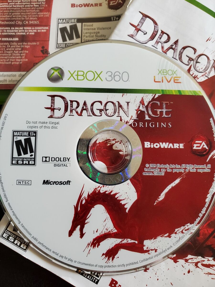 Dragon Age Origins (Microsoft Xbox 360) Original Release Complete  14633159806