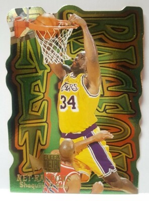 1996-97 Fleer Metal Shaquille O'Neal Net Rageous Insert #7 of 10