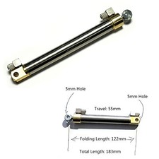 Miniatur Hydraulikzylinder 55/75/90mm Reise für RC Bagger Bulldozer RC Auto Car