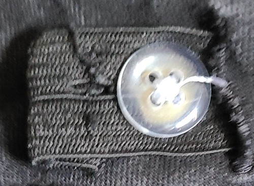 Girls size 7 black destruction distressed SKINNY JEANS, SO belt loops snap front - Picture 8 of 13