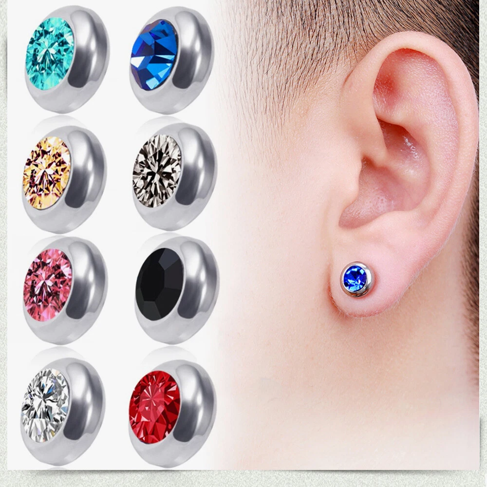 Men's titanium stud earrings deals