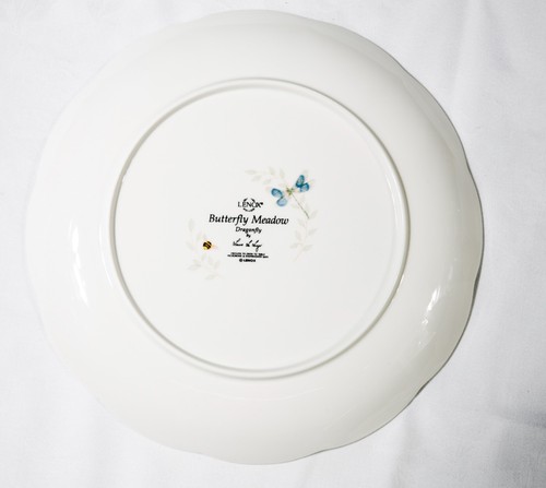 Lenox Schmetterlingswiese 5er Set (3 Designs) 11" Essteller mit gewelltem Rand - Bild 4 von 10