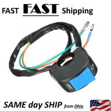 Motorcycle Bike 7/8 Handlebar Headlight Fog Spot Light Lamp ON-OFF Kill Switch