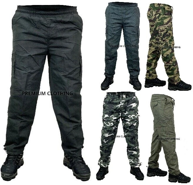 EX STORE Mens Fleece LINED Elasticated Work TROUSERS Cargo Combat Pants BottomsS
Opens in a new wind