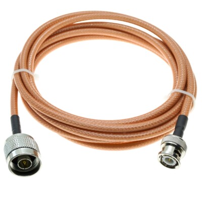 RG142 Cable BNC Male to N Male Connector Lot RF Pigtail Jumper Double Shield
