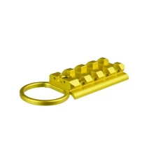 Fits Glock Charging Handle + Weaver / Picatinny Red Dot Rear Sight Rail Gold