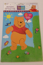 Disney Winnie The Pooh Sticker Dress Up Sandylion Reusable Vinyl Stickers NOS