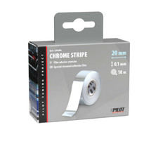 NASTRO Film Adesivo Cromato Ultrasottile Universale UV-Resistant AUTO 20 mm 10 M