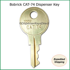 BOBRICK DISPENSER KEY - Cat 74 Key