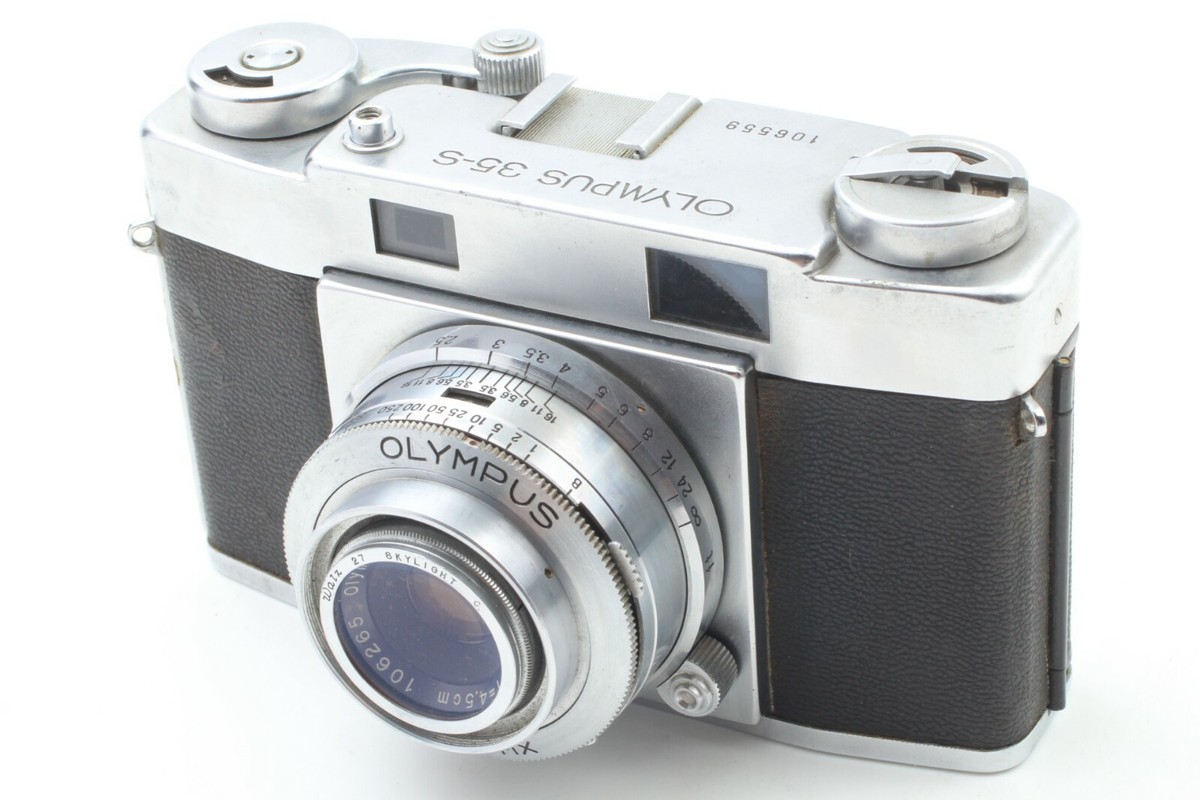 オリンパス 35-S D.Zuiko F.C. 45mm F3.5 As-Is】Olympus 35-S Rangefinder Film Camera D zuiko 45mm f
