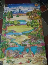 VTG TY BEANIE BABIES OFFICIAL CLUB POSTER 48 1/2" x 32 1/2" rolled not hung